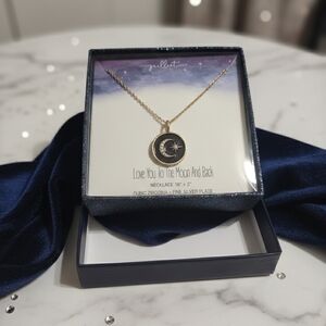 Gold and Silver Moon and Star Necklace